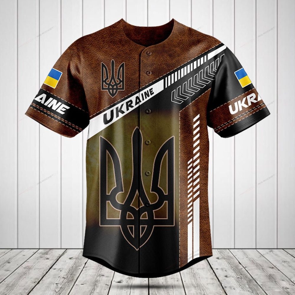 Stylish Ukraine Flag Baseball Jersey – Unique Design, Premium Quality