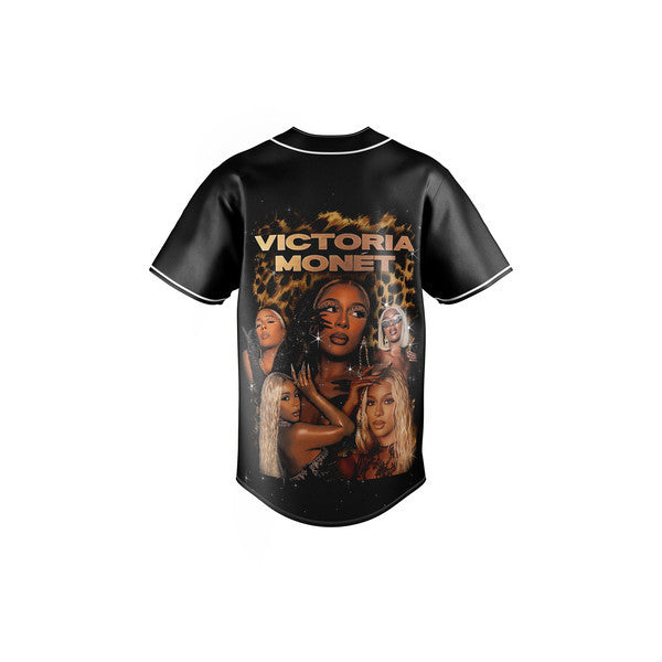 Victoria Monét Baseball Jersey – Stylish Black Graphic Tee For Fans