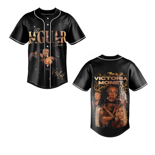 Victoria Monét Baseball Jersey – Stylish Black Graphic Tee For Fans