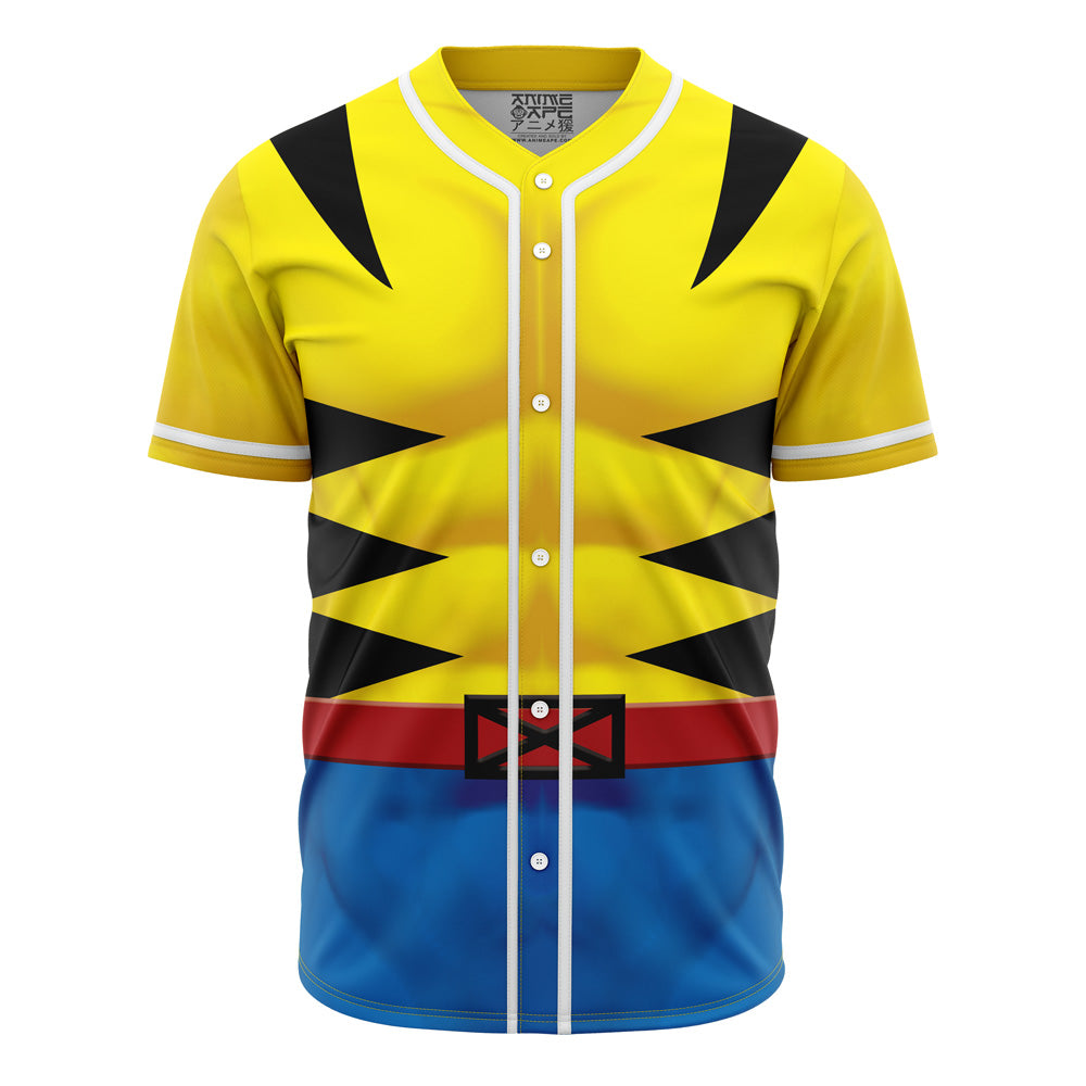 Vibrant Retro Superhero Baseball Jersey Shirt - Unisex Cosplay Costume Top