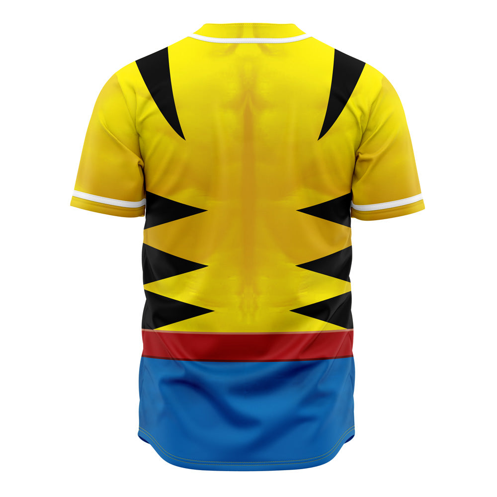 Vibrant Retro Superhero Baseball Jersey Shirt - Unisex Cosplay Costume Top