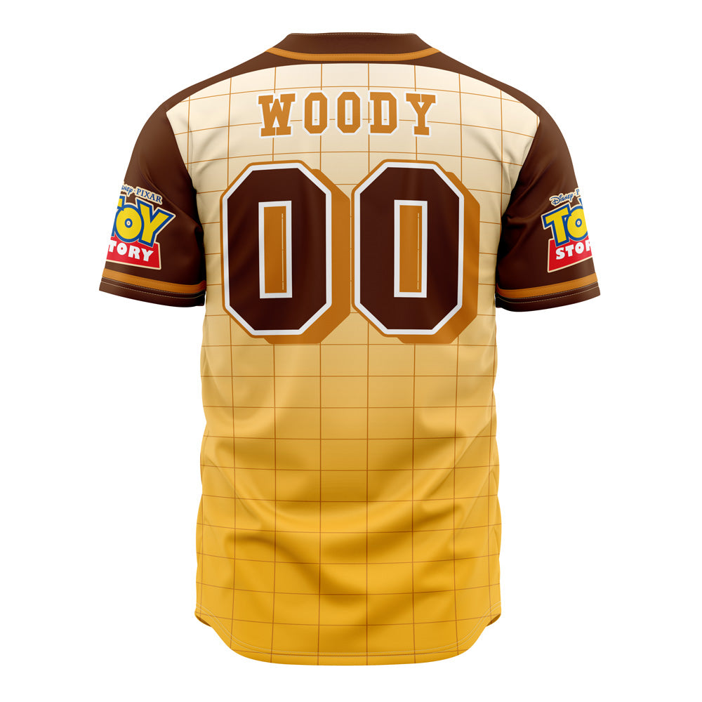 Toy Story Sheriff'S Baseball Jersey - Unisex Cowboy Design, Perfect For Fans!