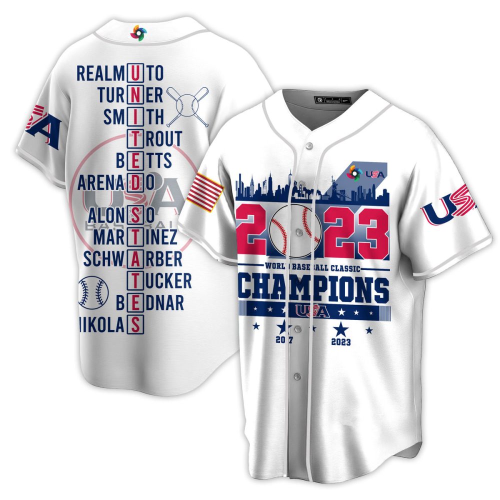 Usa Baseball Champions 2023 Jersey – Celebrate Victory With Style!