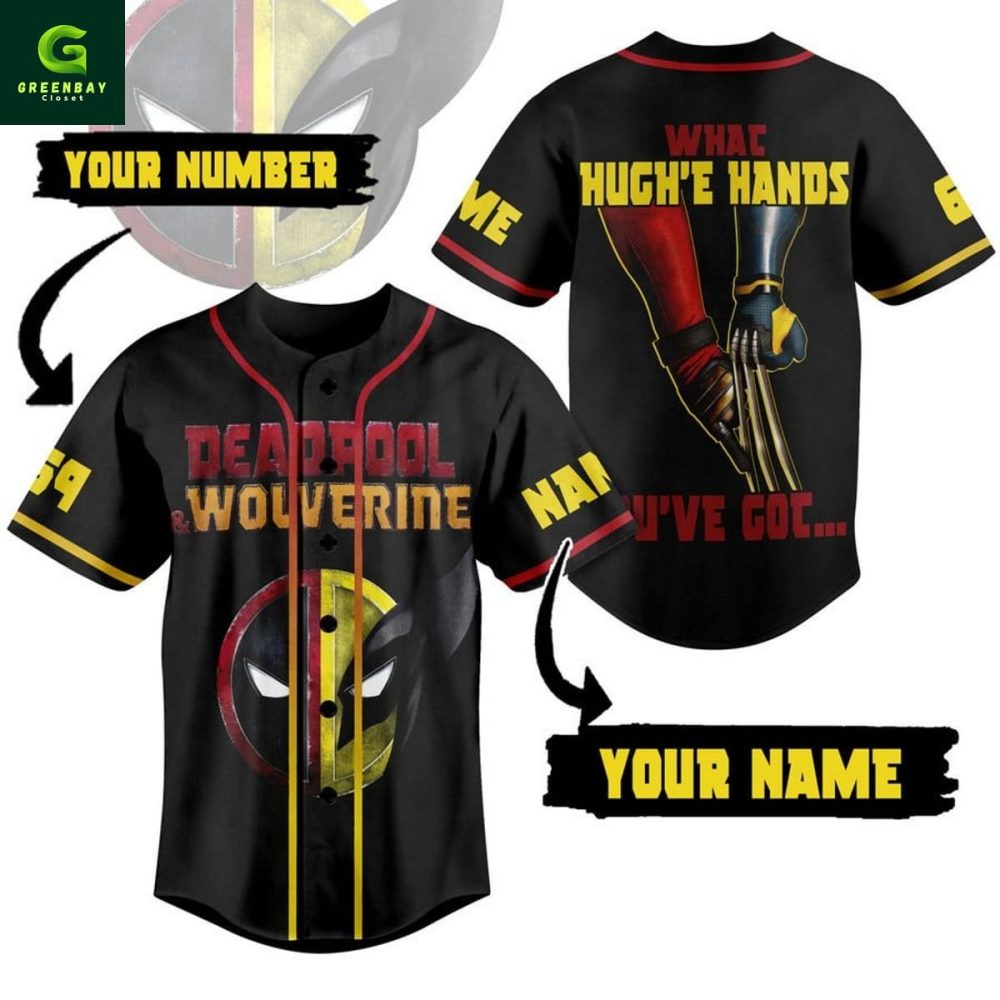 Deadpool &amp; Wolverine Baseball Jersey - Cool Superhero Design For Fans - Unisex &amp; Breathable Shirt