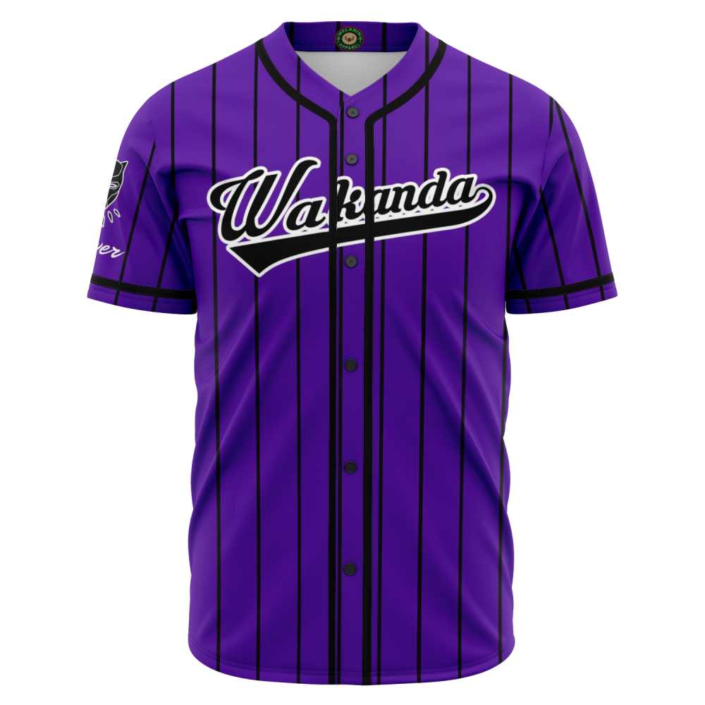 Purple Wakanda Baseball Jersey - Stylish, Comfortable, And Perfect For Fans!