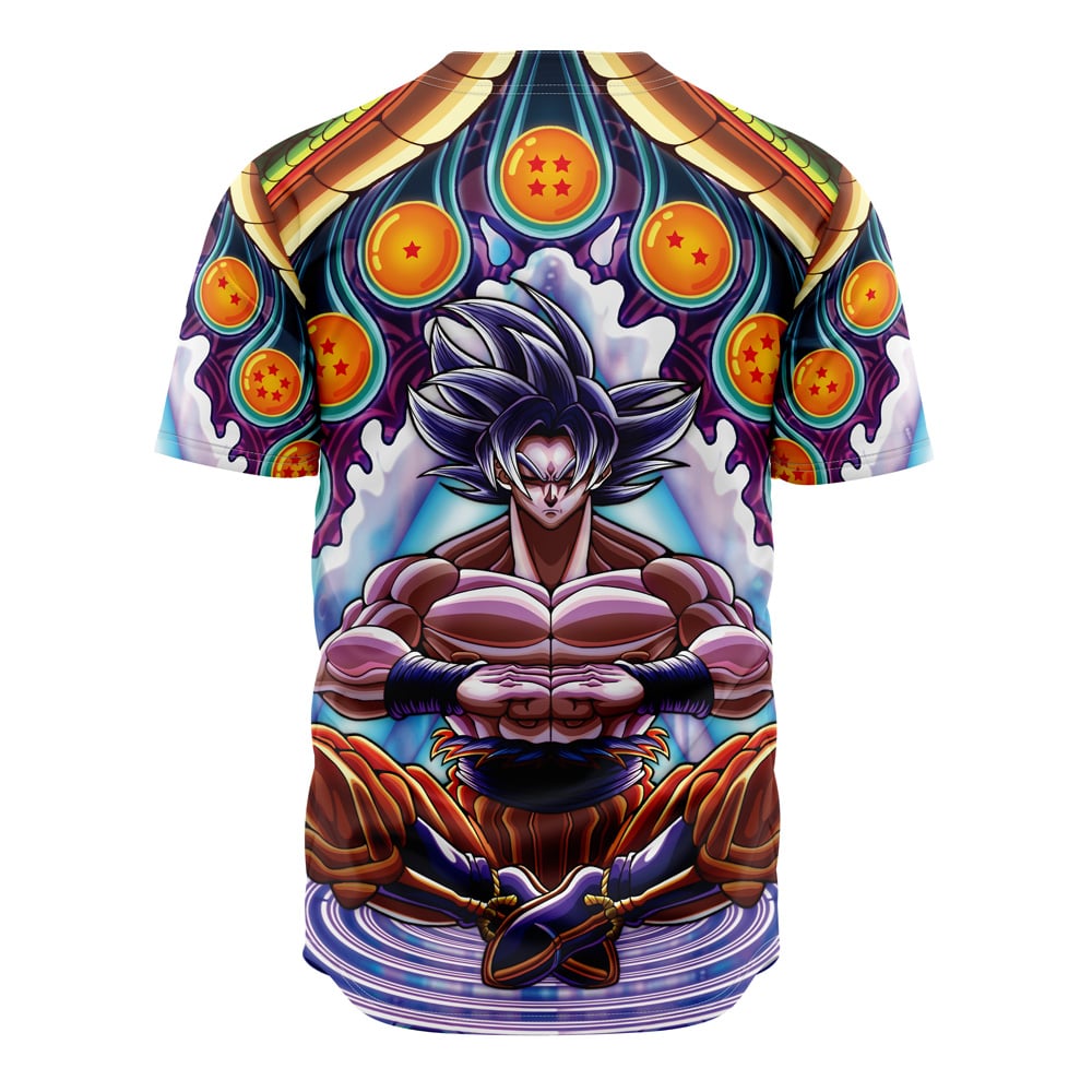 Trippy Ultra Instinct Goku Dragon Ball Z Baseball Jersey Without Piping