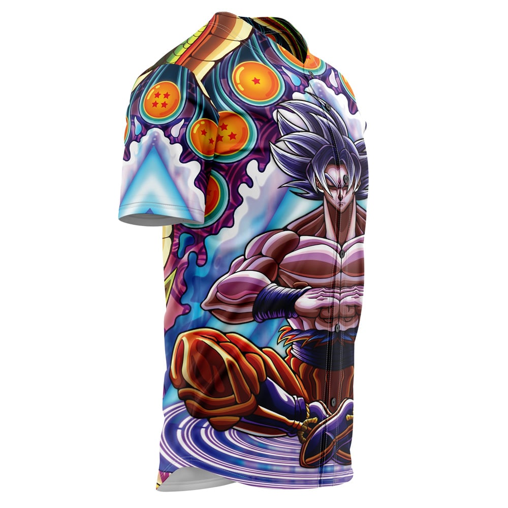 Trippy Ultra Instinct Goku Dragon Ball Z Baseball Jersey Without Piping
