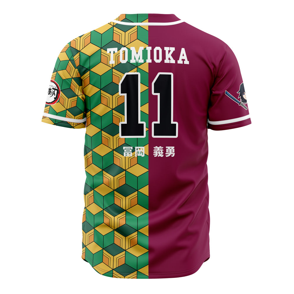 Unisex Anime-Inspired Baseball Jersey - Vibrant Geometric Design, Premium Quality