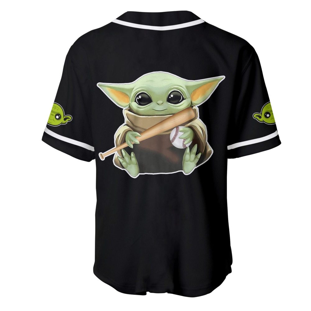 Star Wars Baseball Jersey - Cute Baby Alien Design - Unisex Sports Tee