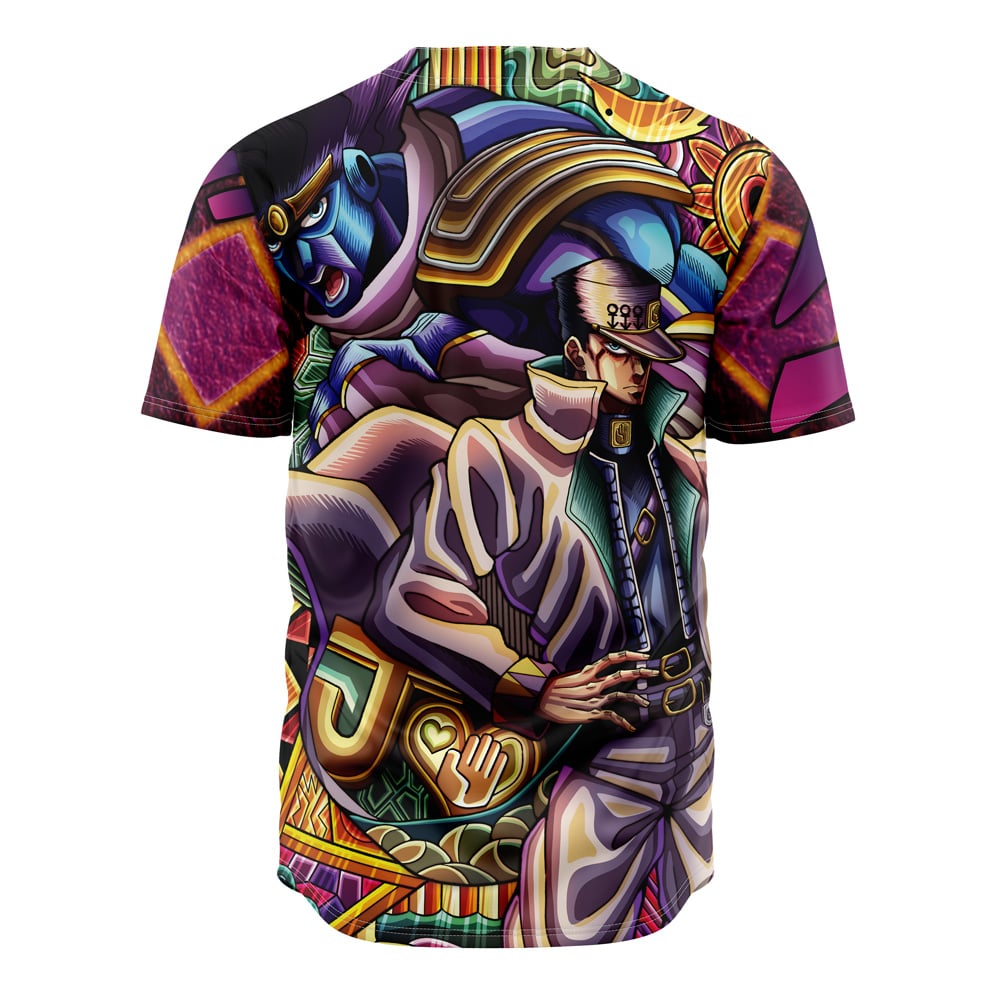 Trippy Jotaro Kujo Jojo'S Bizarre Adventure Baseball Jersey Without Piping