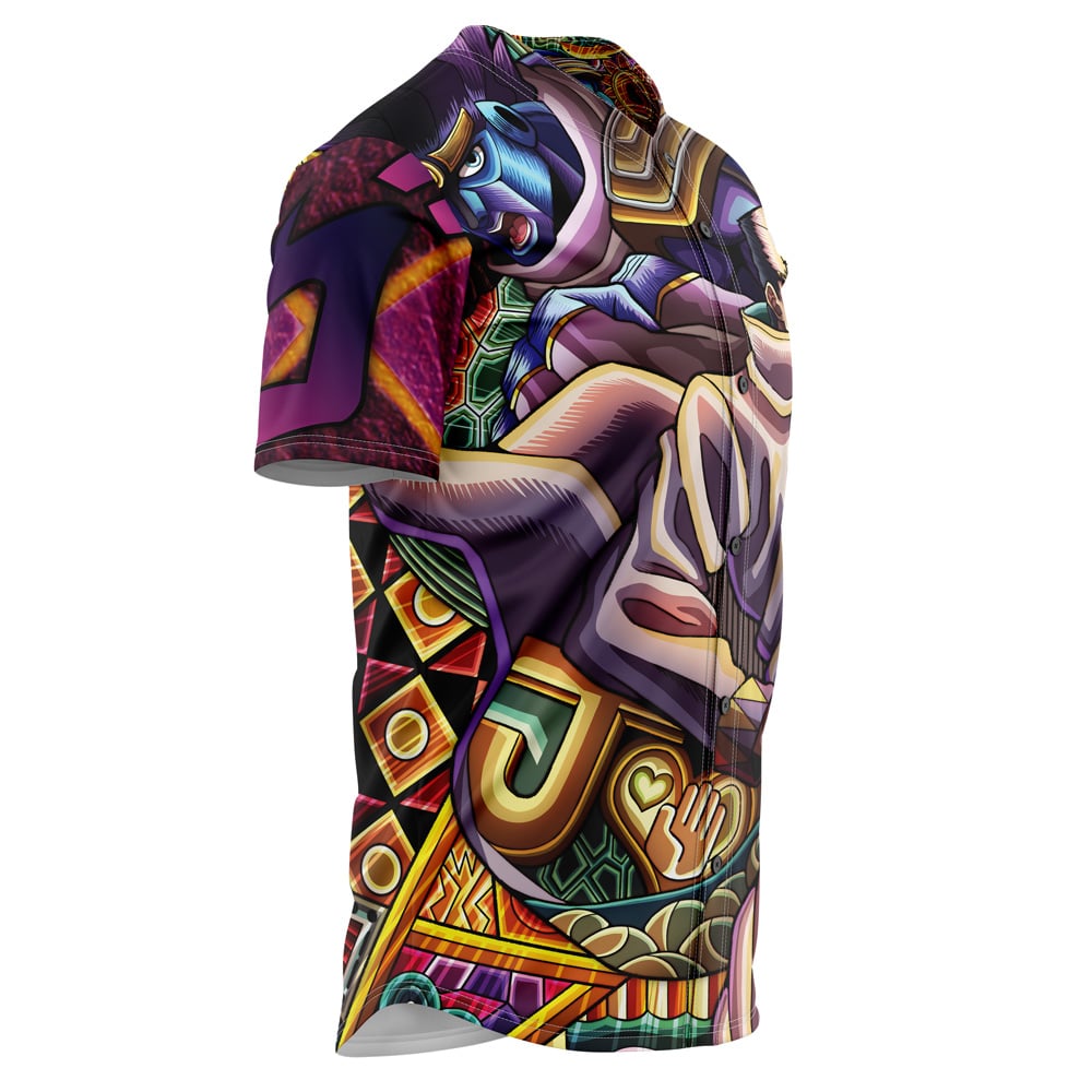 Trippy Jotaro Kujo Jojo'S Bizarre Adventure Baseball Jersey Without Piping