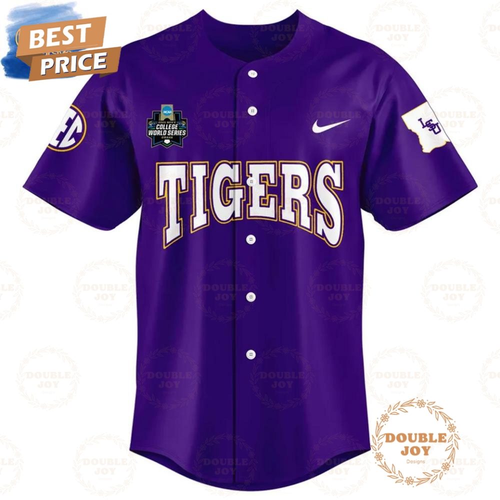 Lsu Tigers 2025 Championship Series Bound Special Edition Baseball Jersey