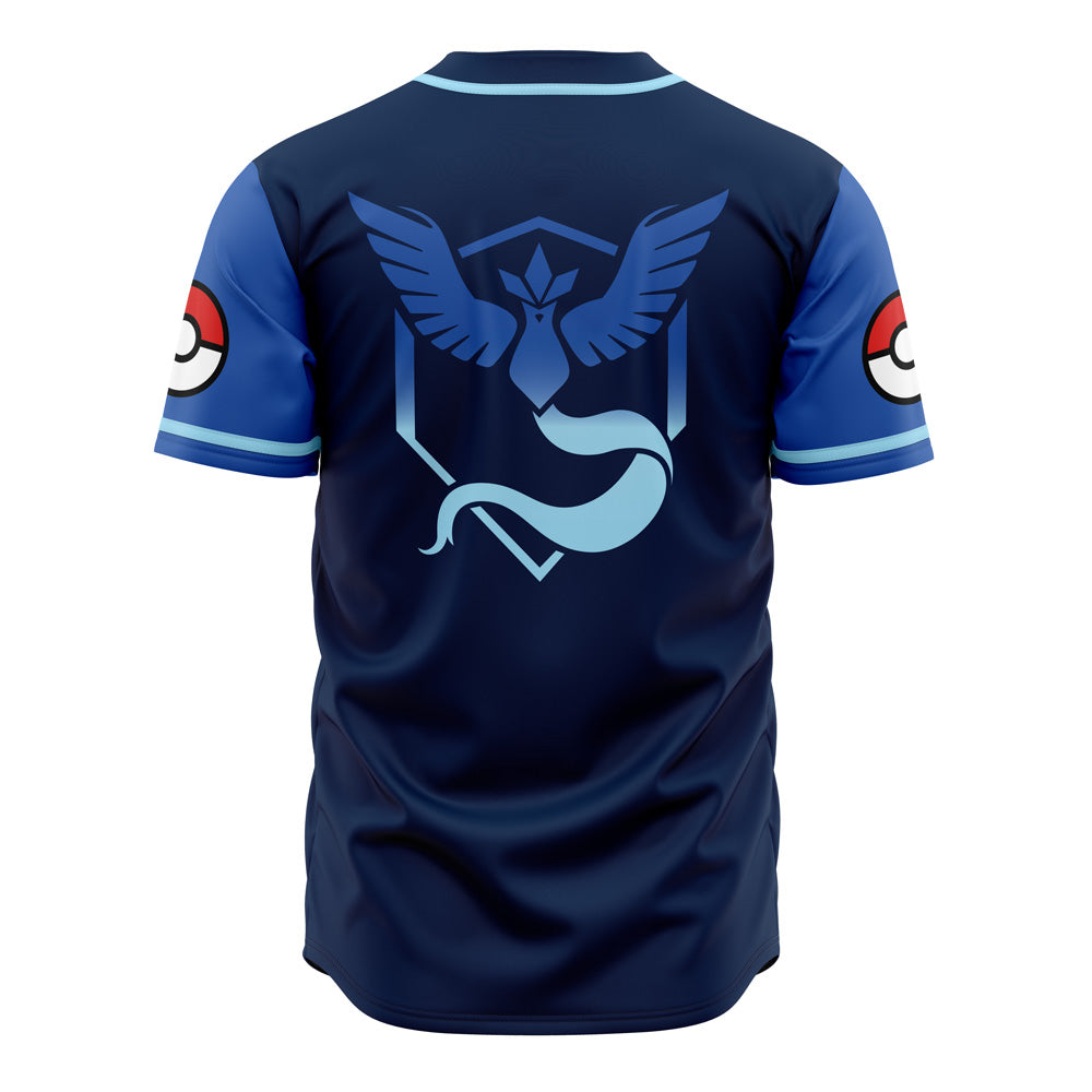 Team Mystic Baseball Jersey - Premium Pokémon Go Fan Apparel
