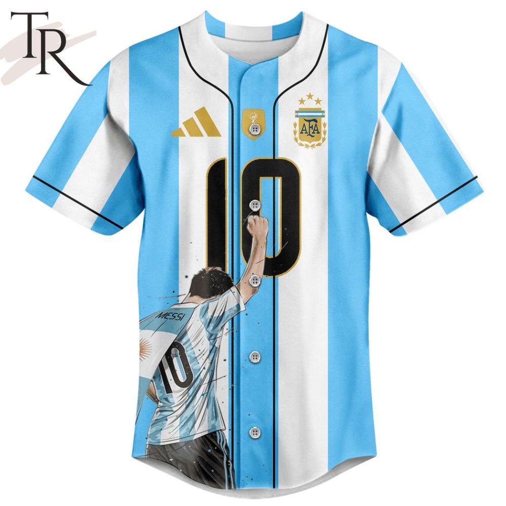 Argentina Soccer Jersey - Iconic Blue &amp; White Design - Perfect For Fans!
