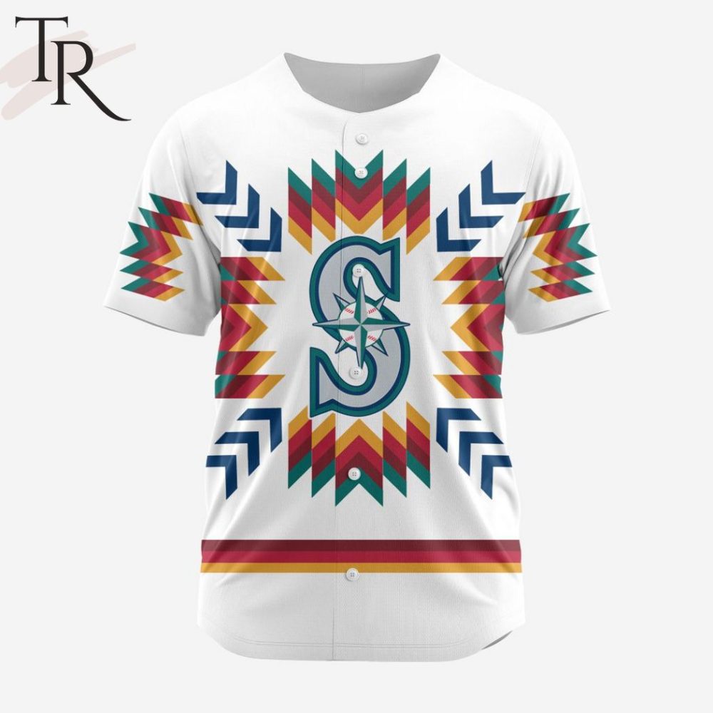 Trendy Tribal Baseball Jersey – Vibrant Pattern, Comfortable Fit – Ideal For Sports &amp; Casual Wear