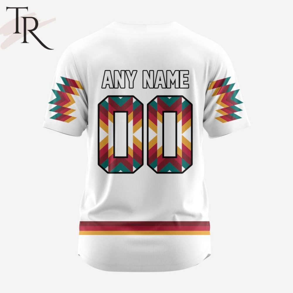 Trendy Tribal Baseball Jersey – Vibrant Pattern, Comfortable Fit – Ideal For Sports &amp; Casual Wear