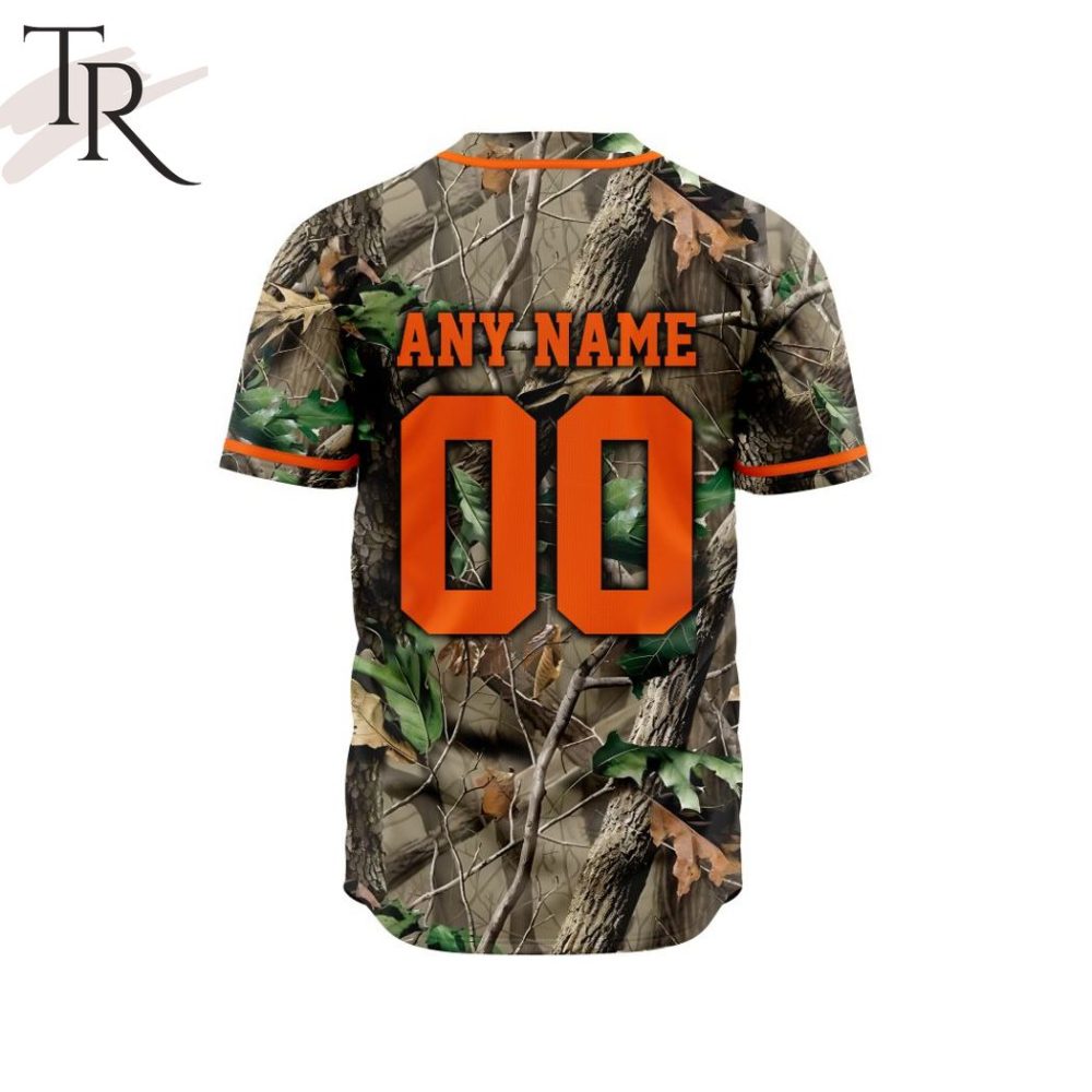 Premium Camo Baseball Jersey - Bold Design, Perfect For Outdoor Adventures!