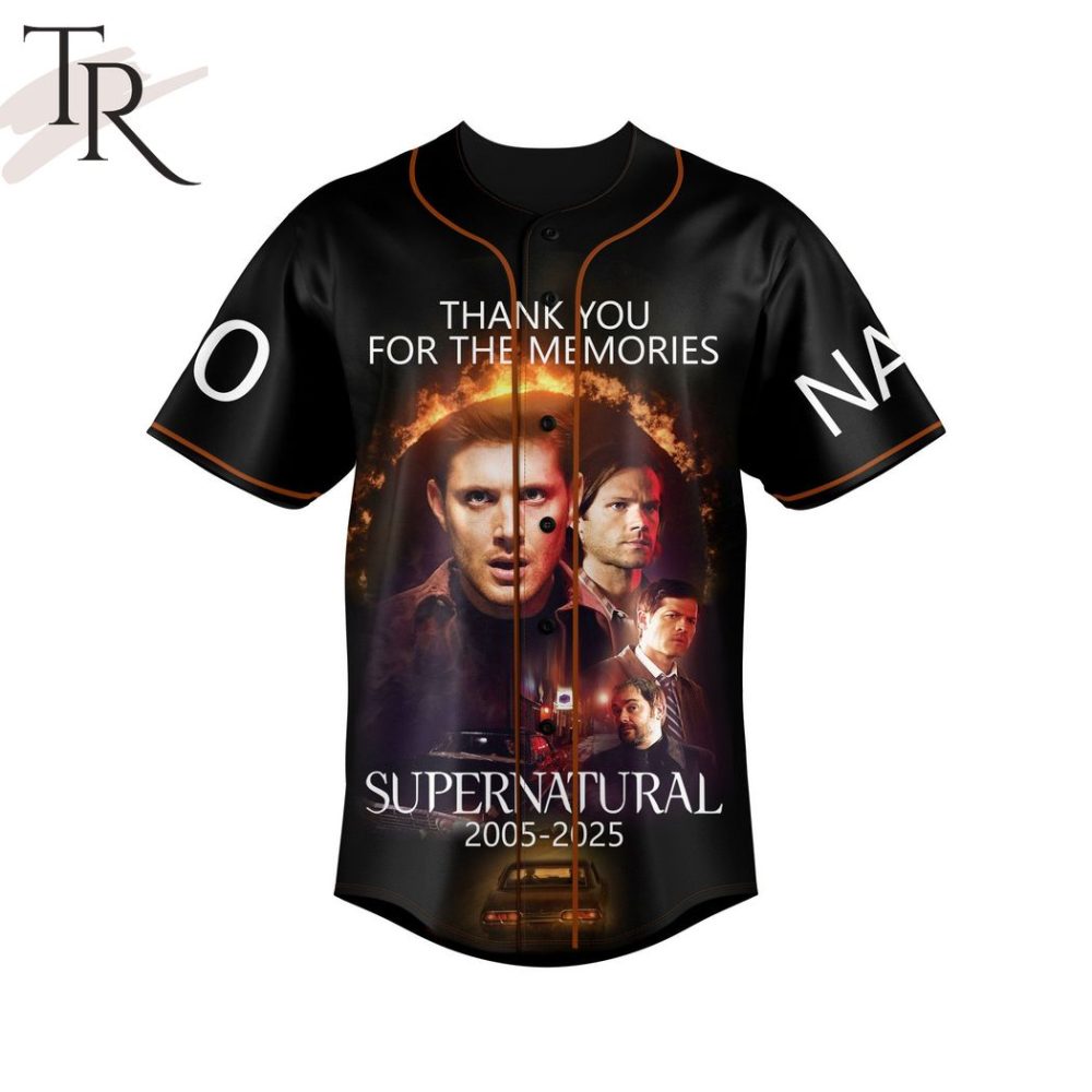 Supernatural Tribute Jersey - Thank You For The Memories 2005-2025 Fan Apparel