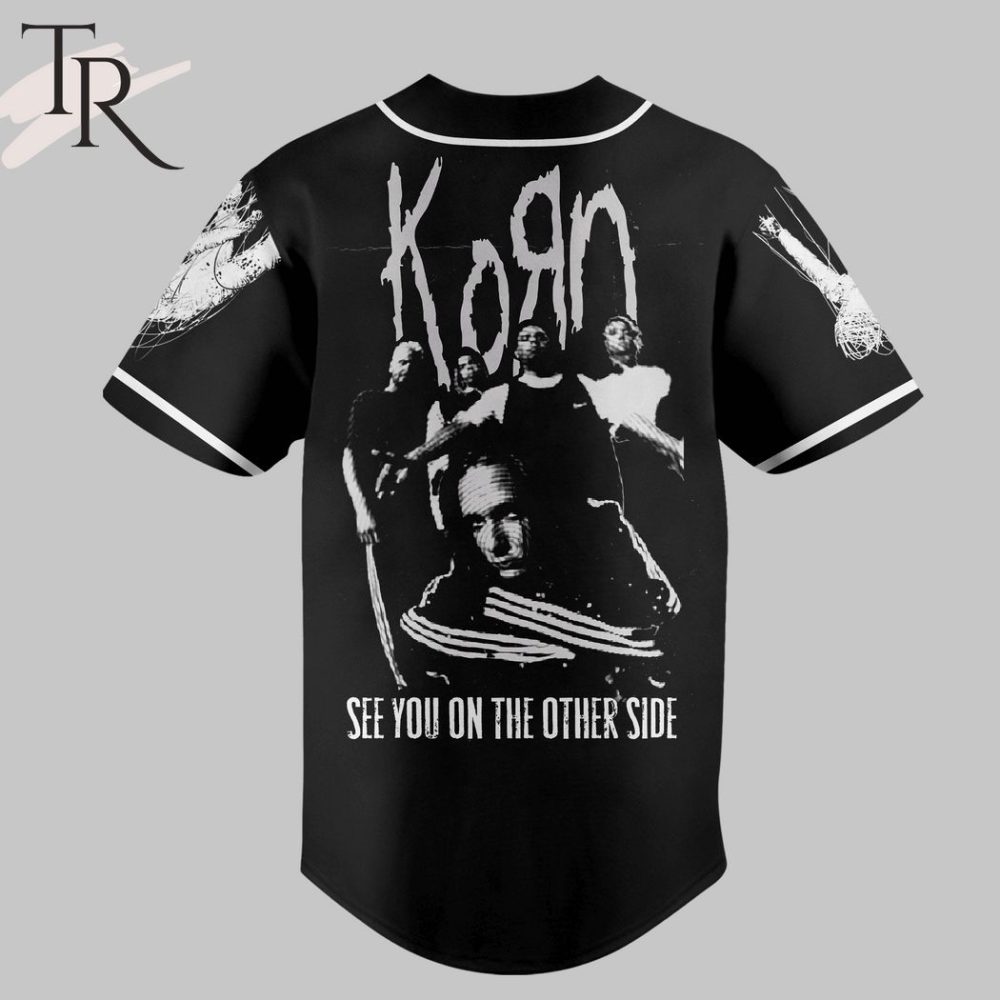 Rock Your Style: Korn Graphic Baseball Jersey - Perfect For Fans!