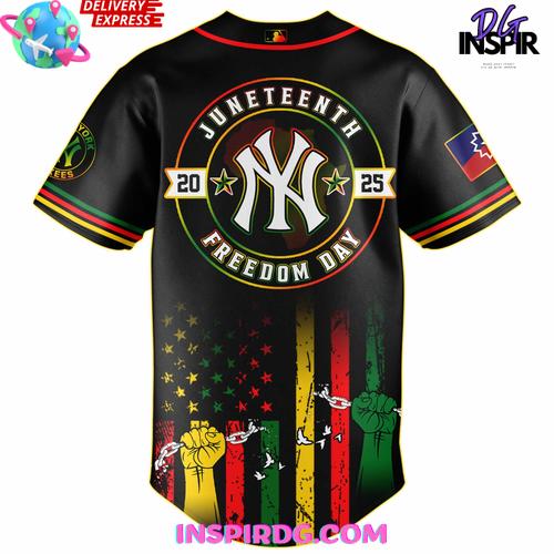 Juneteenth Freedom Day Baseball Jersey - Stylish Black Sportswear For Celebrating Unity &amp; History