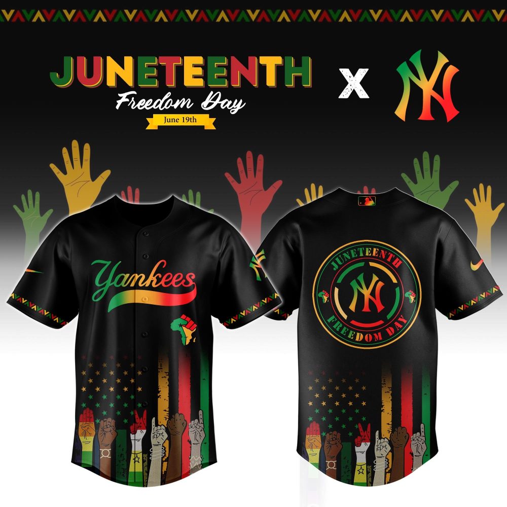 Celebrate Juneteenth: Limited Edition Freedom Day Baseball Jersey - Vibrant Design, Perfect Gift!