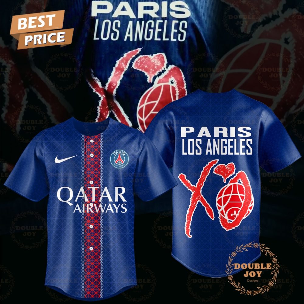 Paris Saint-Germain Fc Paris Los Angeles 2025 Limited Edition Baseball Jersey
