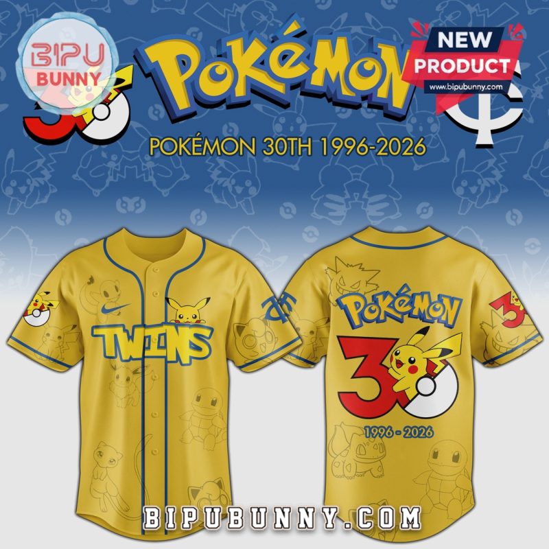 Celebrate Pokémon 30Th Anniversary With Limited Edition Jersey – Pikachu &amp; Friends Design!