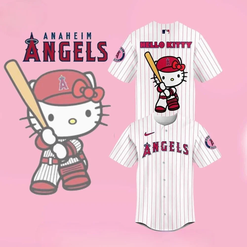 Hello Kitty X Anaheim Angels Jersey - Cute &amp; Sporty Baseball Fan Gear