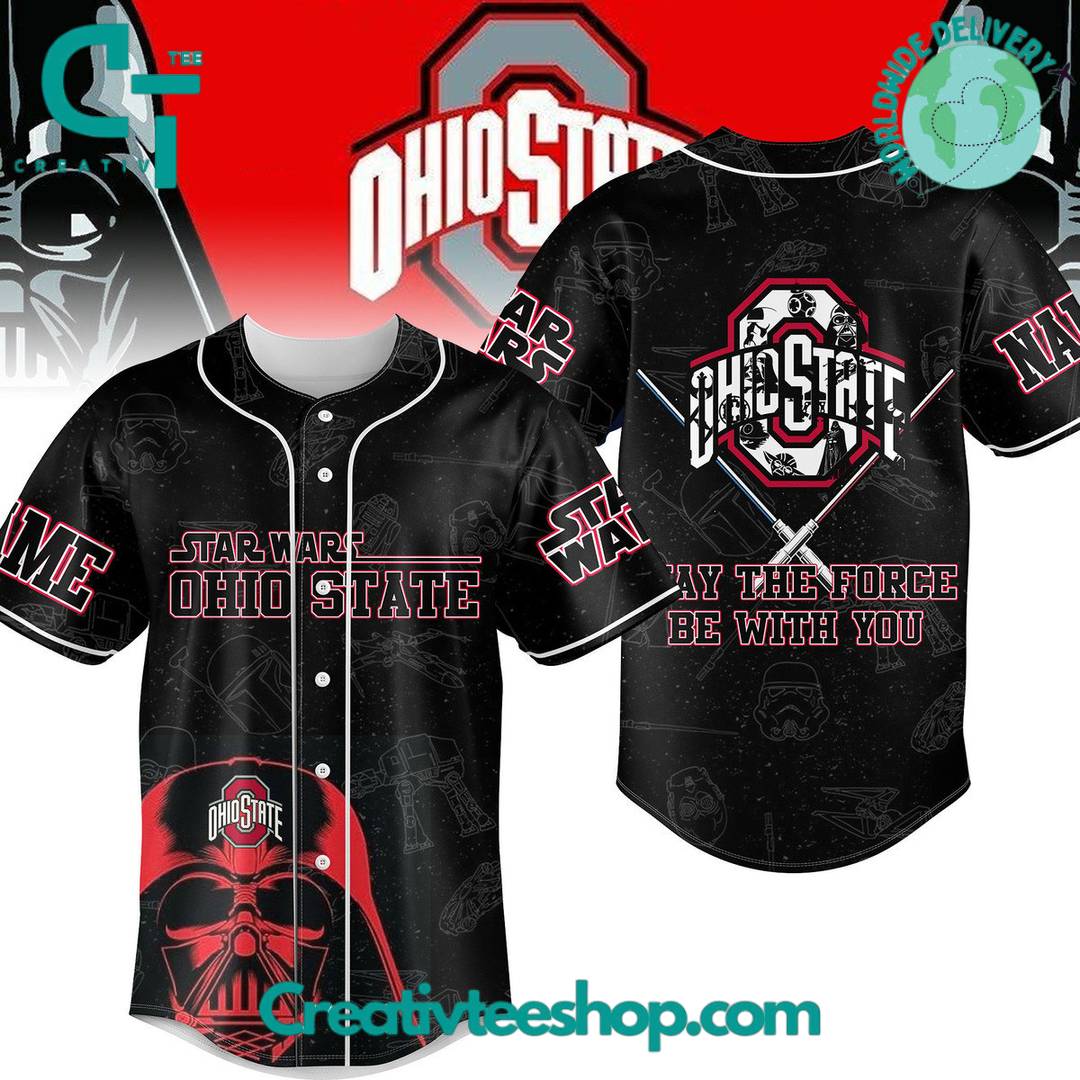 Ohio State Buckeyes X Star Wars Special Baseball Jersey