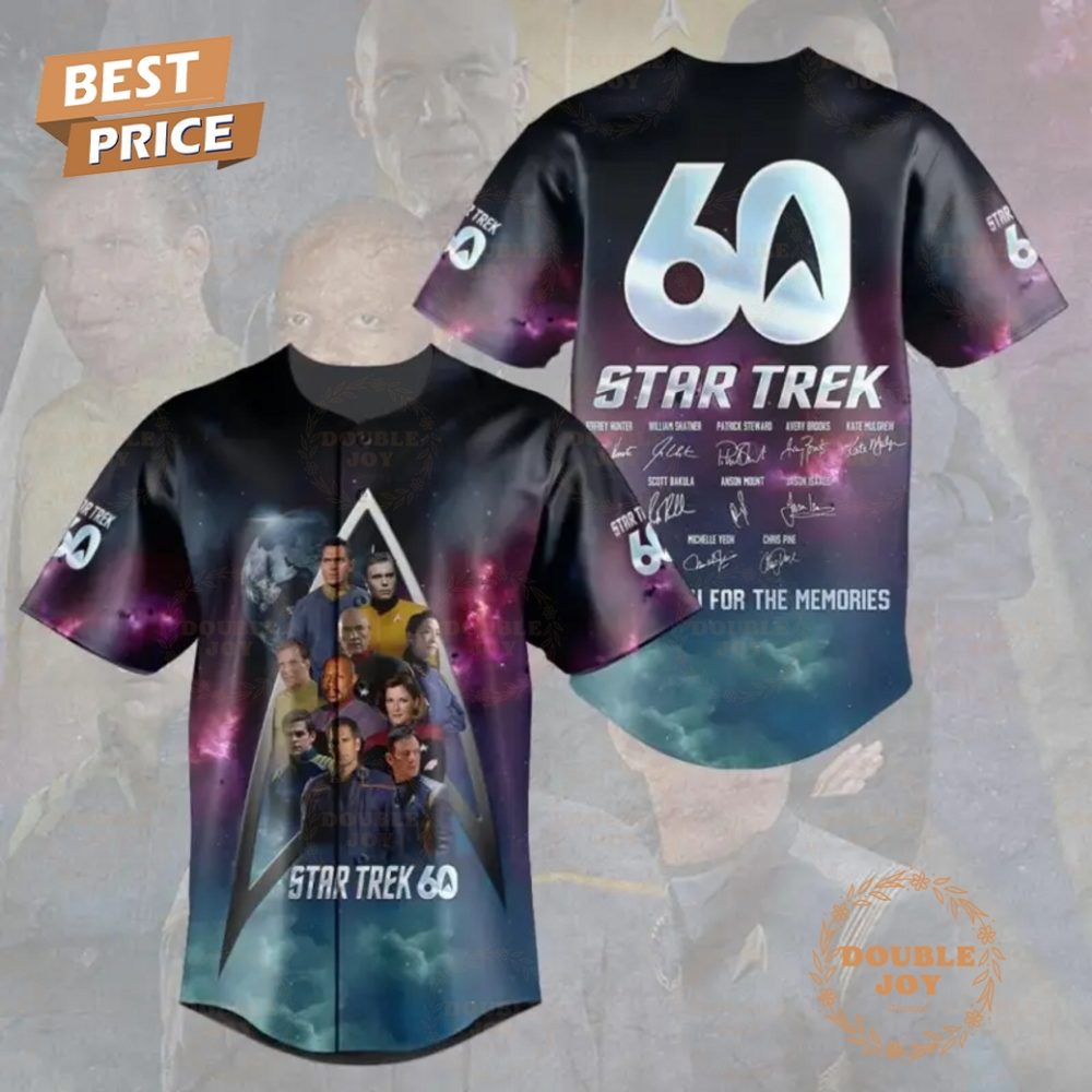 Star Trek 60 Thank You For The Memories 2026 Baseball Jersey