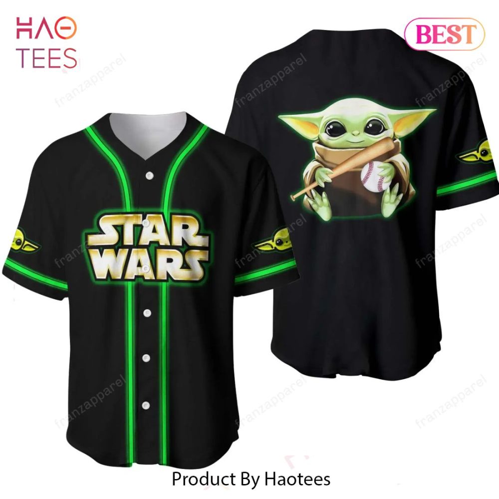 Star Wars Baseball Jersey - Grogu Design , Premium Quality , Unisex , Perfect Gift For Fans!