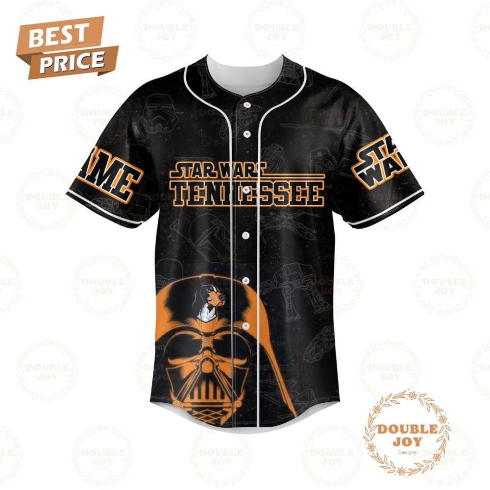 Star Wars X Tennessee Volunteers May The Force Be With You Limited Edition Baseball Jersey