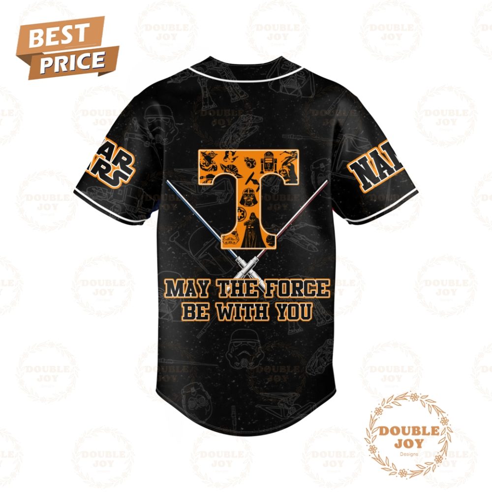 Star Wars X Tennessee Volunteers May The Force Be With You Limited Edition Baseball Jersey