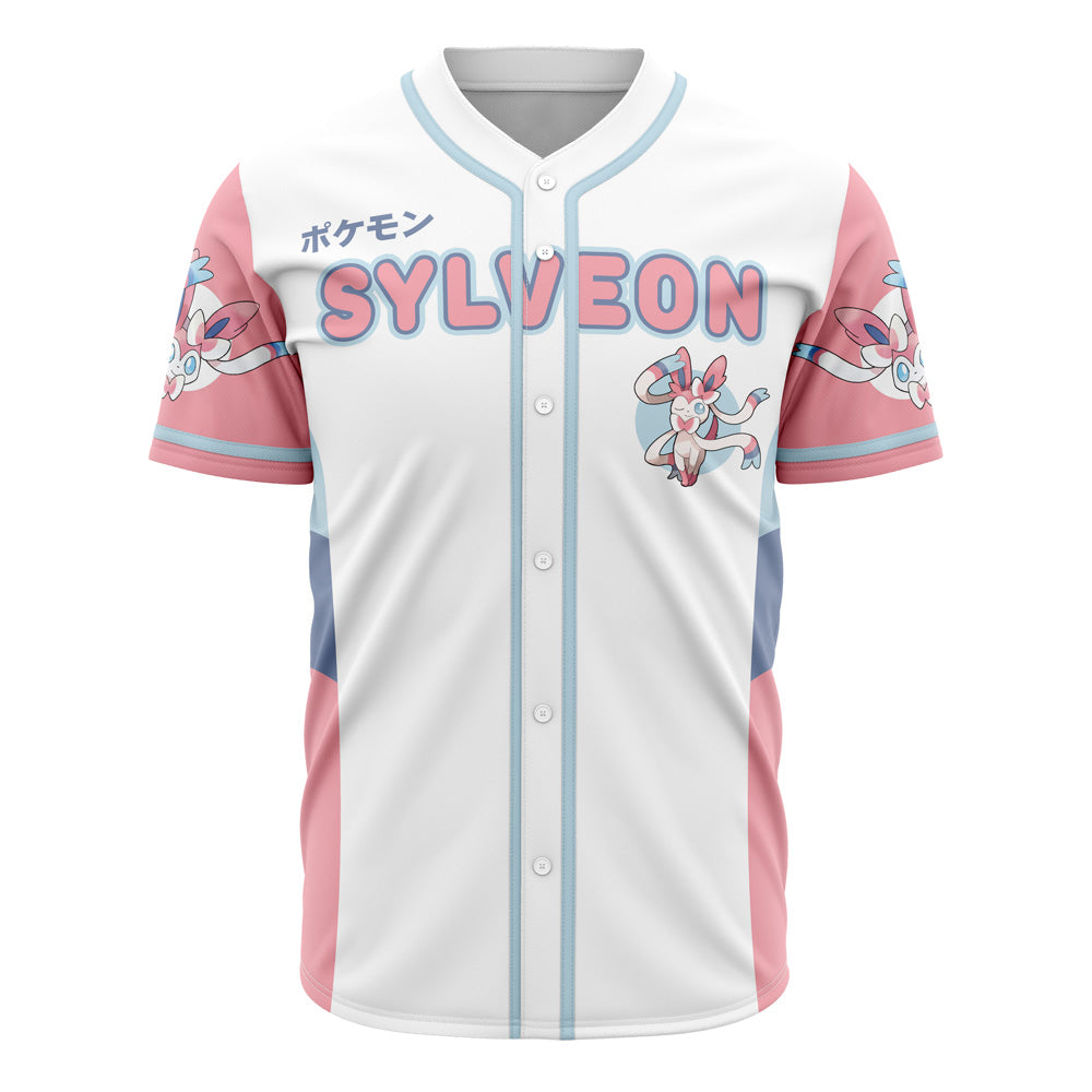 Stylish Sylveon Baseball Jersey – Perfect For Pokémon Fans!