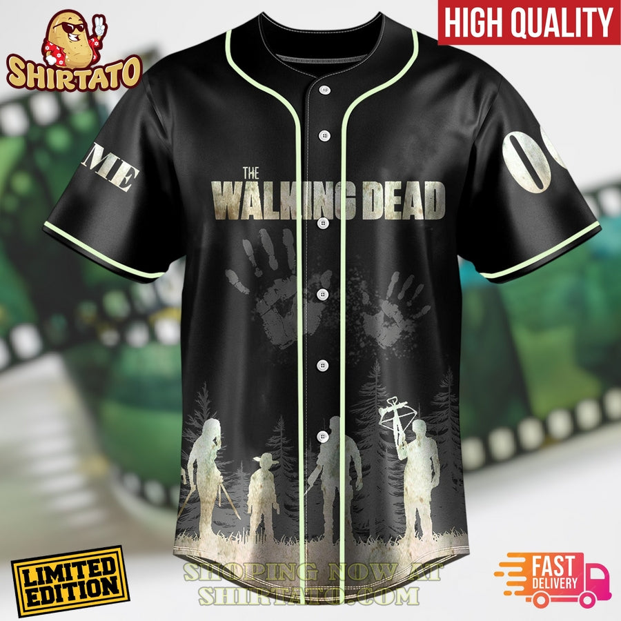 Limited Edition The Walking Dead 15Th Anniversary Baseball Jersey - High Quality, Fast Delivery!