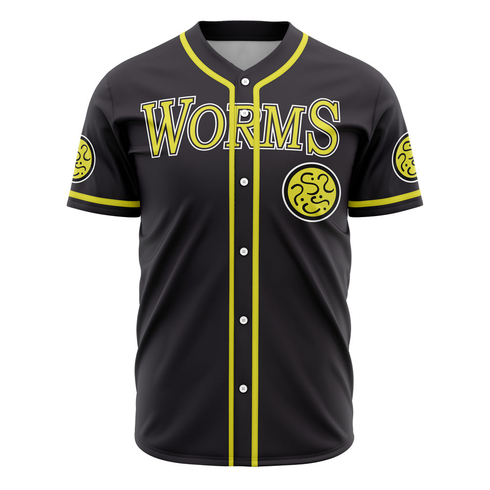 Stylish Black Baseball Jersey With Yellow Accents - Perfect For Sports &amp; Casual Wear